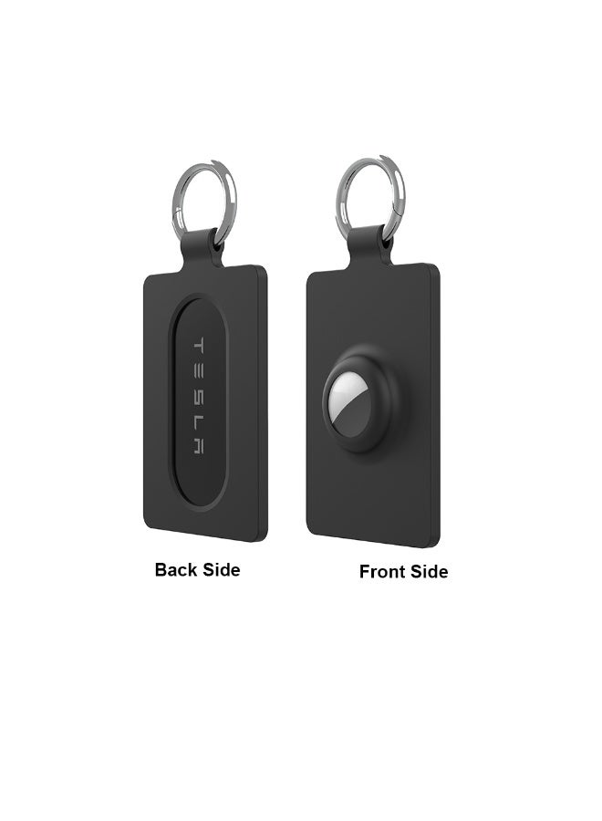 Card Airtag case apple air tag Wallet card Tesla key protective holder airtag2 anti-lost tracking device protective cover Airtag credit card Key case 2 in 1 for 3 Y S X Tesla key keychain, Airtags Card Case for Wallet, Purse, Handbag, Clutch, Backpack, Pocket - Image 1